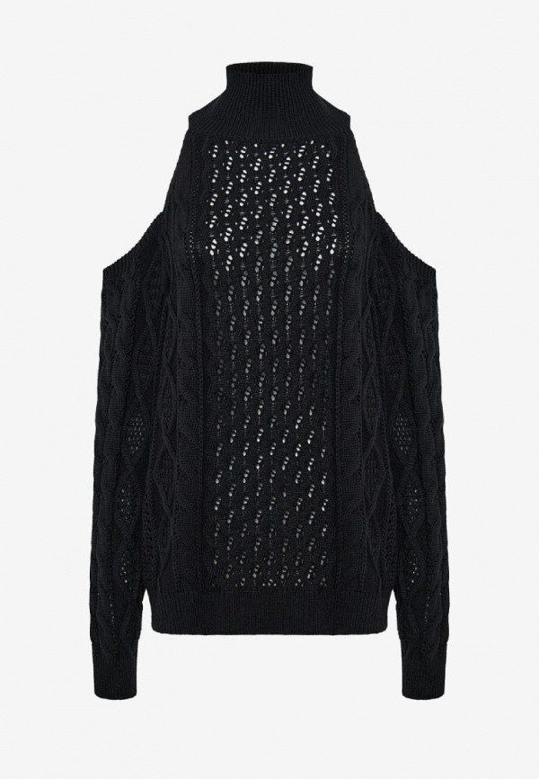 You Wanna Свитер - в косичку с разрезами на плечах - фото 6