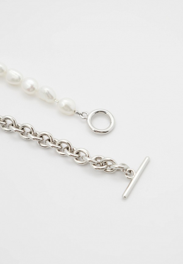 Morza Колье - Комбинированное колье из жемчуга и цепи - фото 4