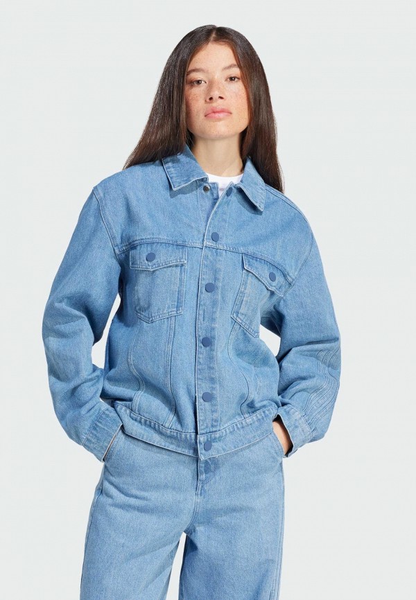 adidas Куртка джинсовая - KSENIASCHNAIDER 3-Stripes - фото 1