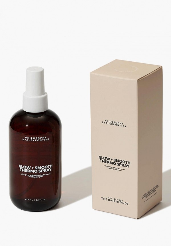 Philosophy by Alex Kontier Спрей для волос - Glow + Smooth Thermo Spray Несмываемый, термозащитный, 250 мл - фото 2