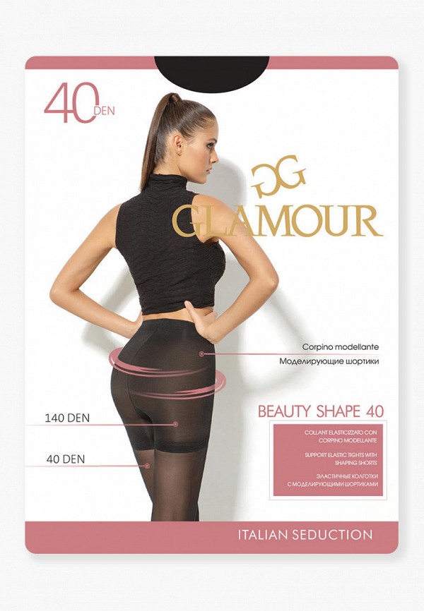 Glamour Колготки - Beauty Shape 40 DEN nero - фото 1