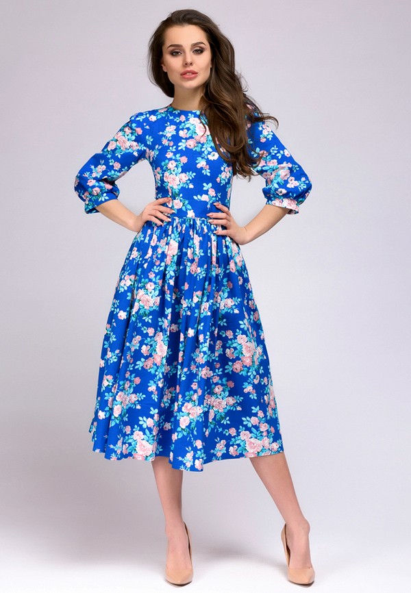 Платье D&M by 1001 dress, цвет: синий, MP002XW141QJ — купить в интернет ...