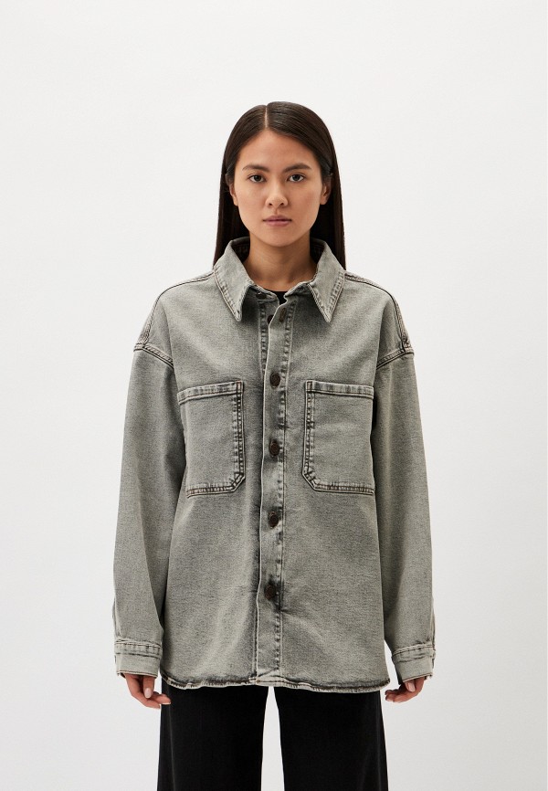 BLCV Рубашка джинсовая - Hallstrom Light Marmor Grey Distressed - фото 1