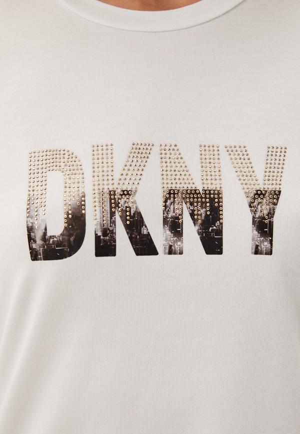 Футболка DKNY, цвет: белый, MP002XW149BL — купить в интернет-магазине ...