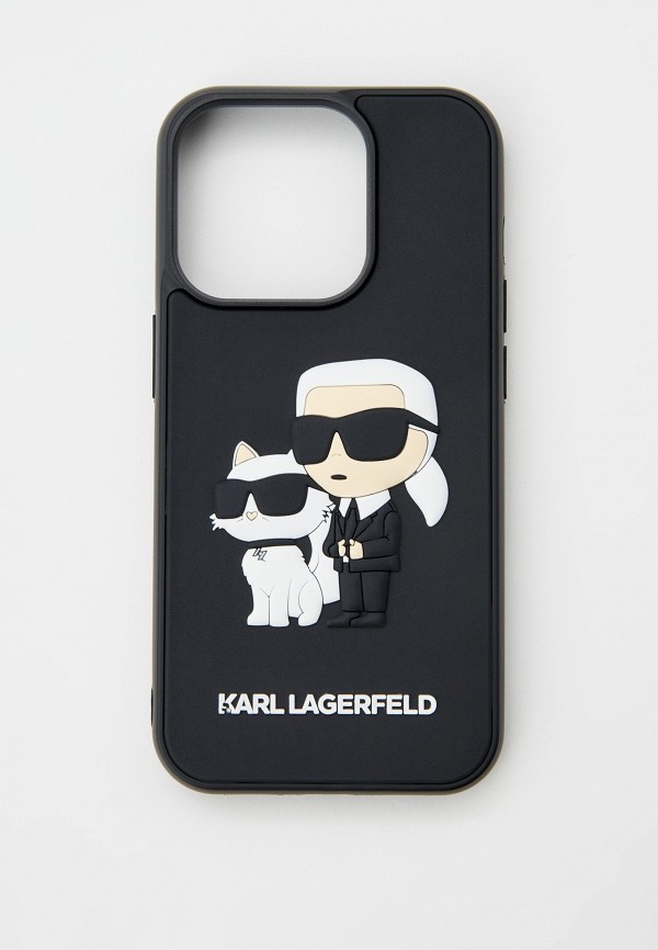 Karl Lagerfeld Чехол для iPhone - 15 Pro, силиконовый - фото 1