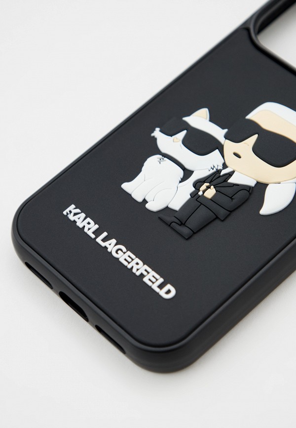 Karl Lagerfeld Чехол для iPhone - 15 Pro, силиконовый - фото 2