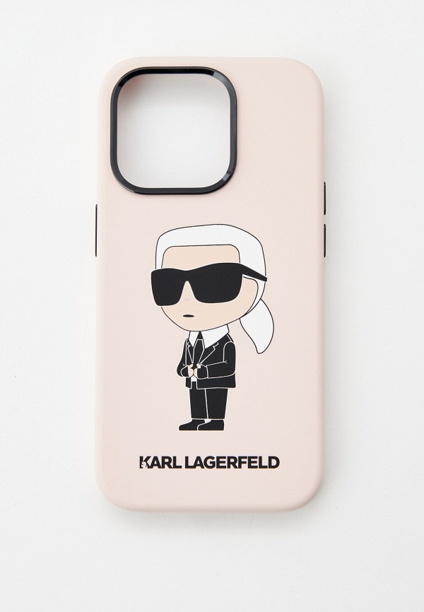 Karl Lagerfeld Чехол для iPhone - 15 Pro, силиконовый Liquid silicone - фото 1