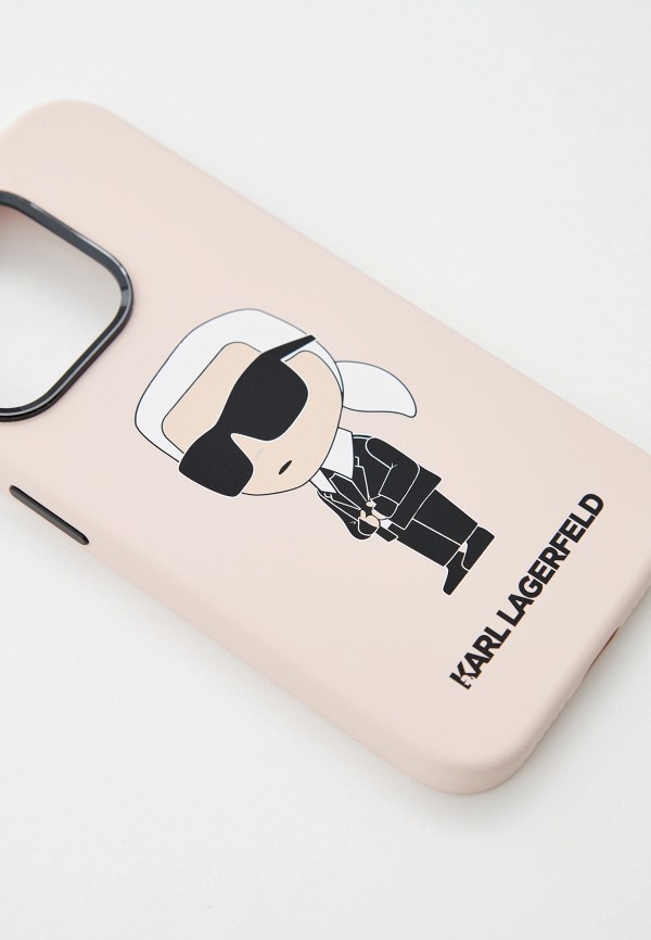 Karl Lagerfeld Чехол для iPhone - 15 Pro, силиконовый Liquid silicone - фото 2
