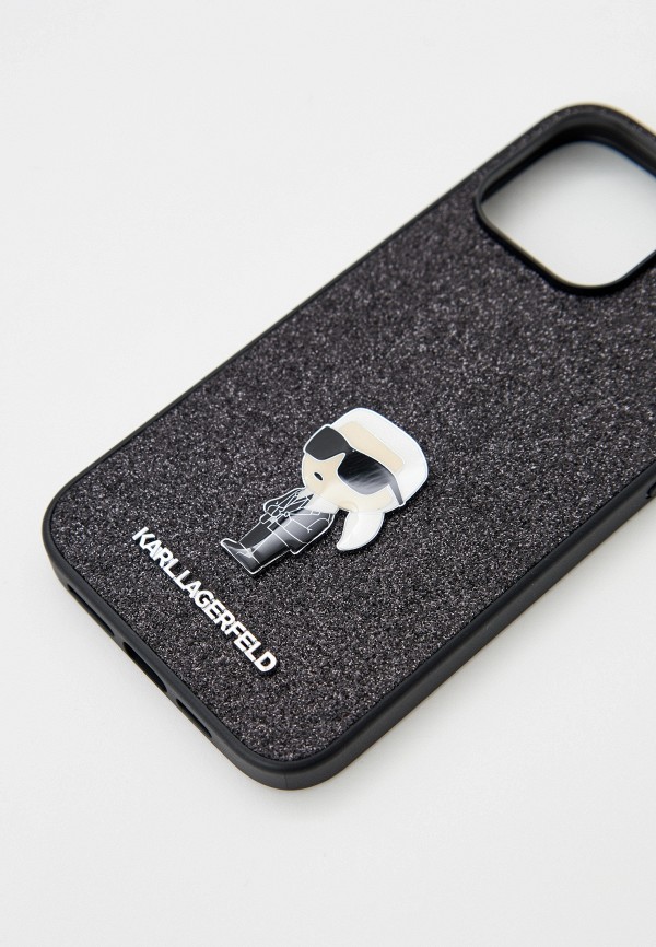 Karl Lagerfeld Чехол для iPhone - 15 Pro Max, с покрытием Fixed Glitters - фото 2