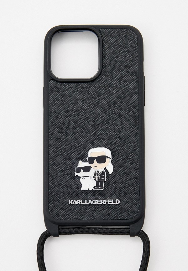 Karl Lagerfeld Чехол для iPhone - 15 Pro Max, с ремешком кросс-боди - фото 1