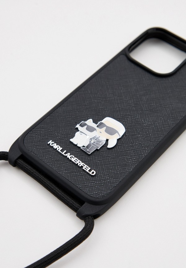 Karl Lagerfeld Чехол для iPhone - 15 Pro Max, с ремешком кросс-боди - фото 3