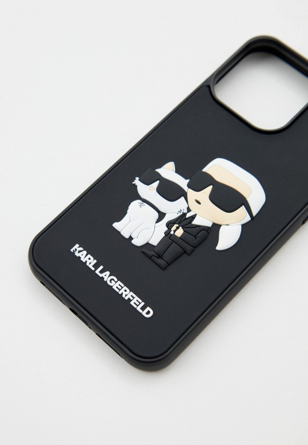 Karl Lagerfeld Чехол для iPhone - 15 Pro Max, с объемным принтом 3D Rubber - фото 2