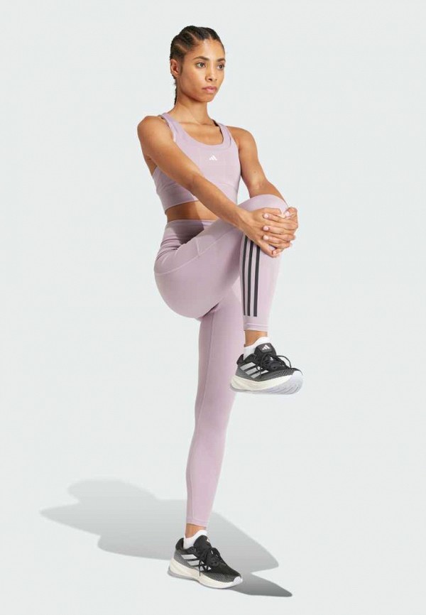adidas Тайтсы - Daily Run 3-Stripes 7/8 - фото 3