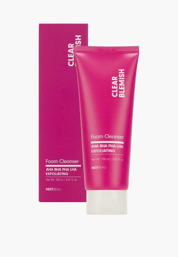 Nextbeau Пенка для умывания - Очищающая с кислотами, пилинг-формула, 150 мл - фото 2