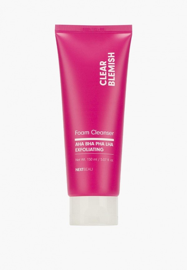 Nextbeau Пенка для умывания - Очищающая с кислотами, пилинг-формула, 150 мл - фото 1