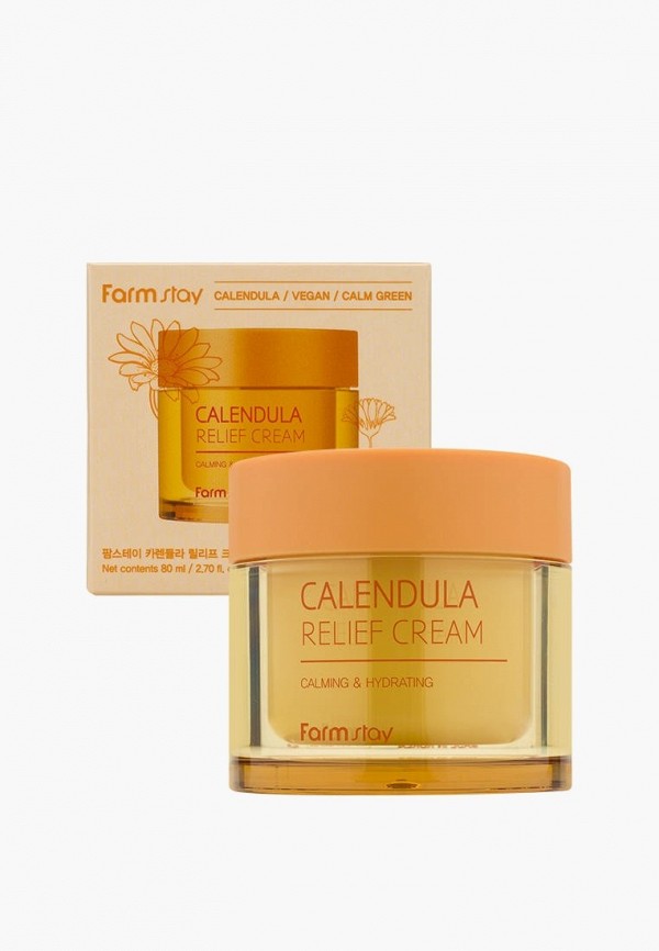 Farmstay Крем для лица - успокаивающий, с экстрактом календулы - фото 2