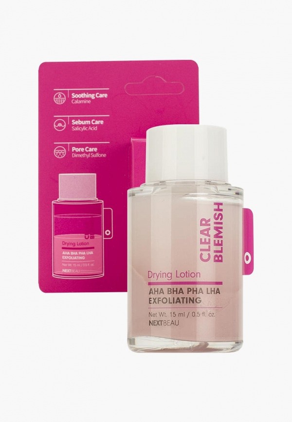 Nextbeau Лосьон для лица - Быстродействующий точечного применения от прыщей, пилинг-формула, 15 мл - фото 2