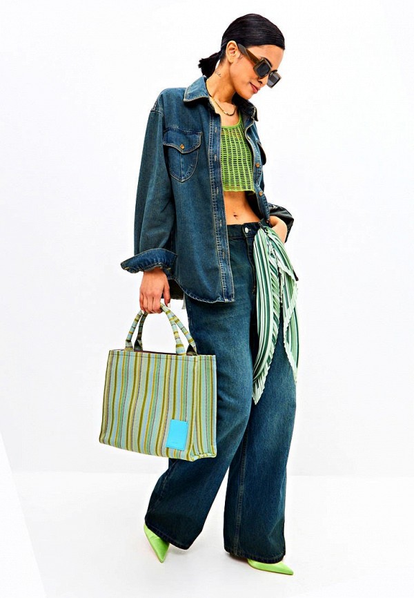 Сумка Pepfer TOUT GREEN L, цвет: зеленый, MP002XW15DQF — купить в ...