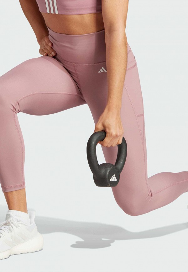 adidas Тайтсы - Optime Stash Pocket High-Waisted 7/8 - фото 1