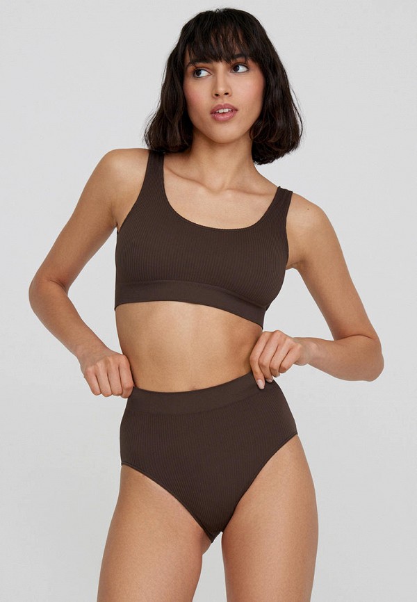 belle you Топ бельевой и трусы - Рубчик - фото 1