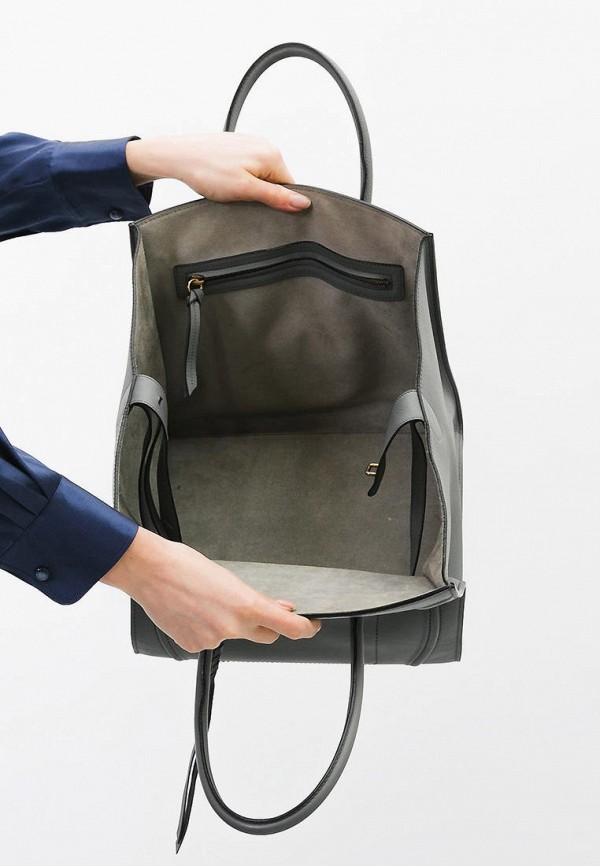 Сумка Celine Resale Celine Luggage mini, цвет серый, MP002XW164L6