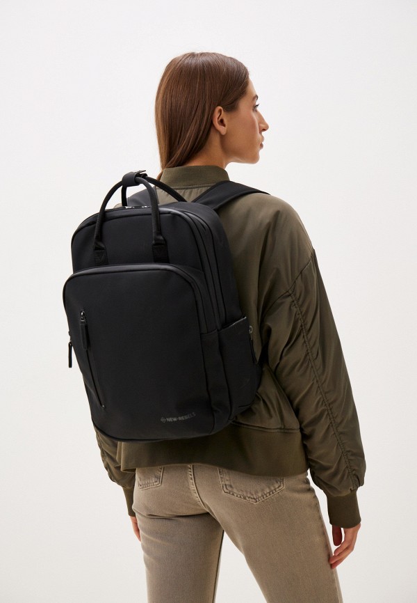 New Rebels William rugzak 15.6 inch black | 017629-Zwart