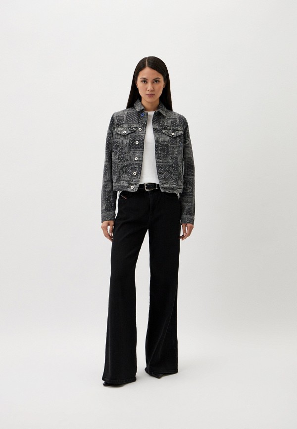 Куртка джинсовая Karl Lagerfeld Jeans Lamoda Exclusive, цвет: серый ...