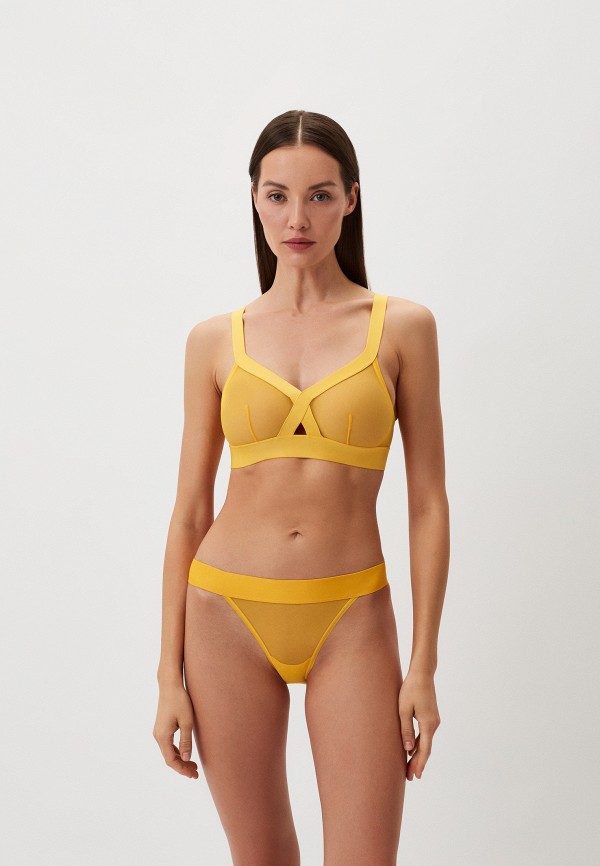 Бюстгальтер DKNY Sheers, цвет: желтый, MP002XW178WY — купить в интернет ...