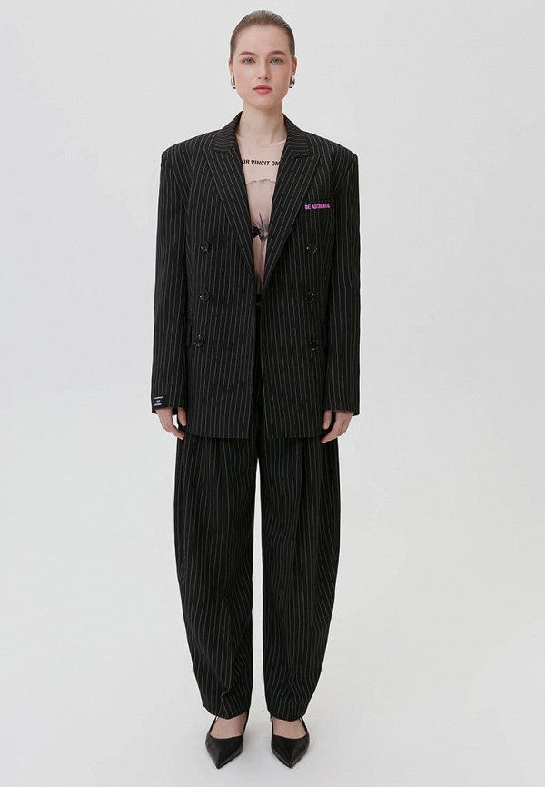 Eve&Esther Брюки - BE AUTHENTIC D-силуэта черного цвета - фото 3