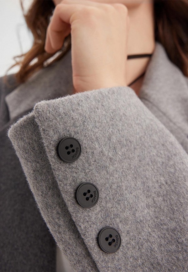 BRMSK Пальто однобортное - Lamoda Online Exclusive - фото 4