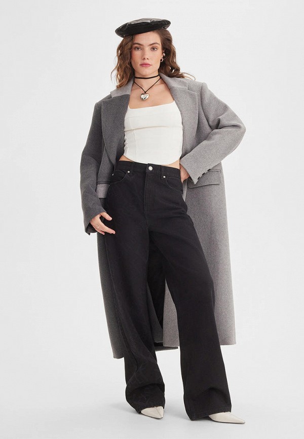 BRMSK Пальто однобортное - Lamoda Online Exclusive - фото 6