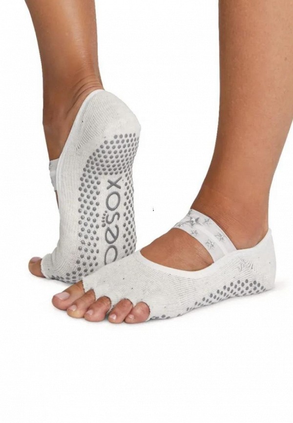 Носки Toesox с открытыми пальцами Mia, цвет: бежевый, MP002XW17D2Q ...
