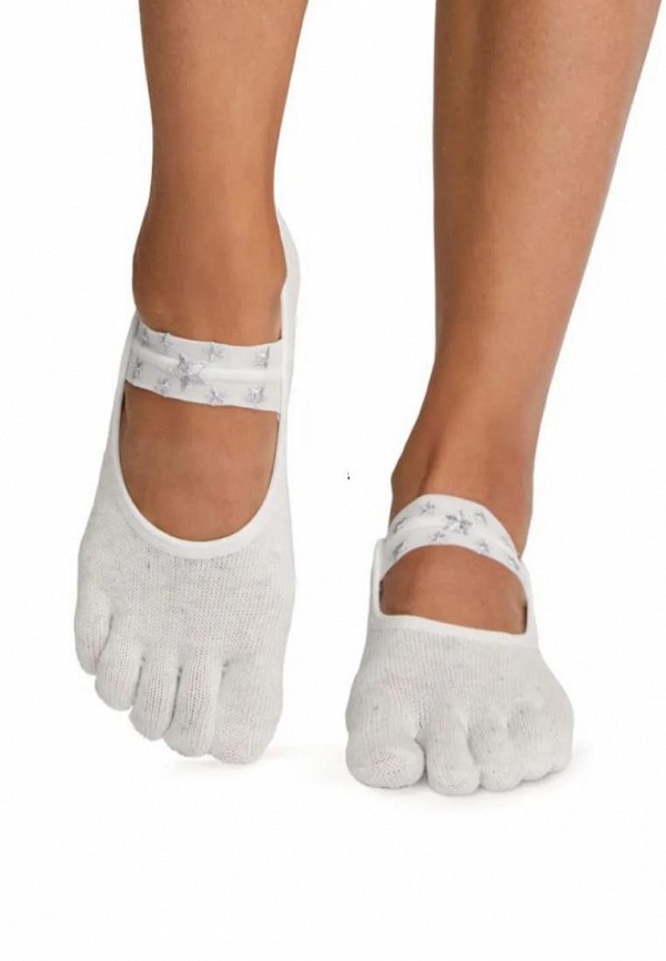 Носки Toesox с пальцами Mia, цвет: серый, MP002XW17D3F — купить в ...