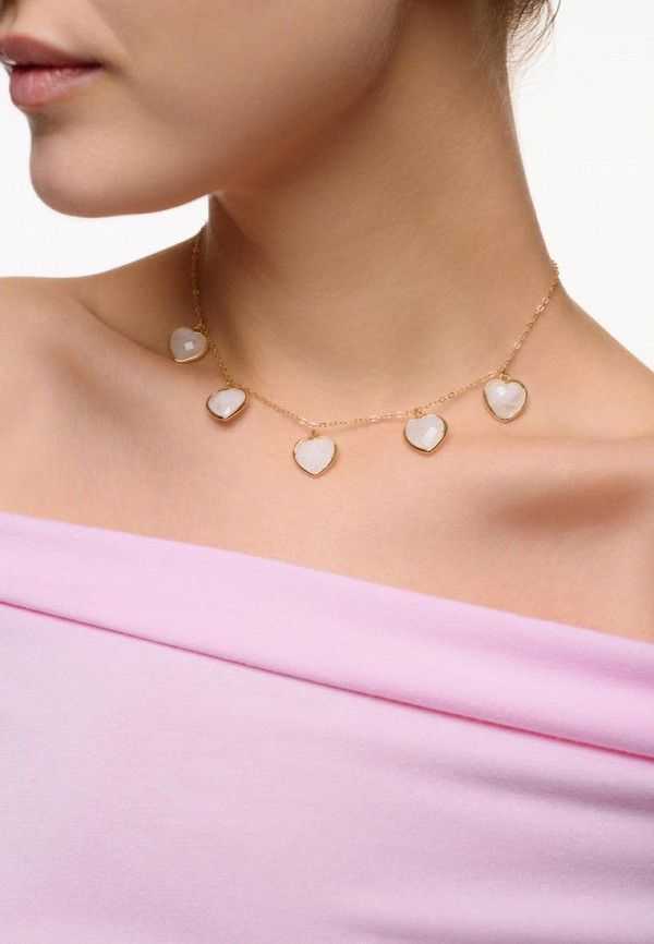 Kuksa Чокер - Amour Rhinestone Gold - фото 2