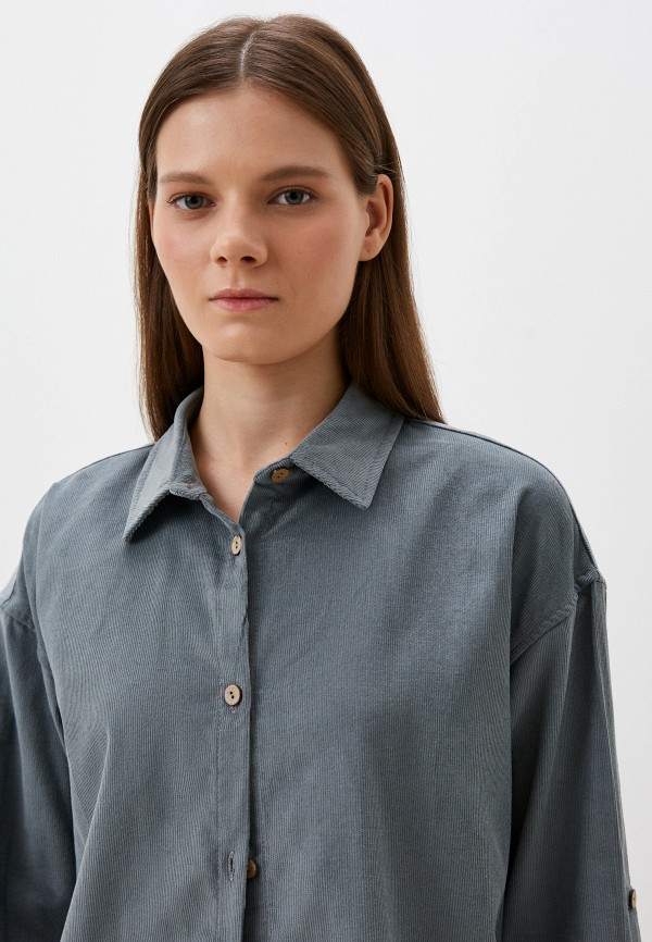 Изольна Рубашка - из вельвета - фото 4