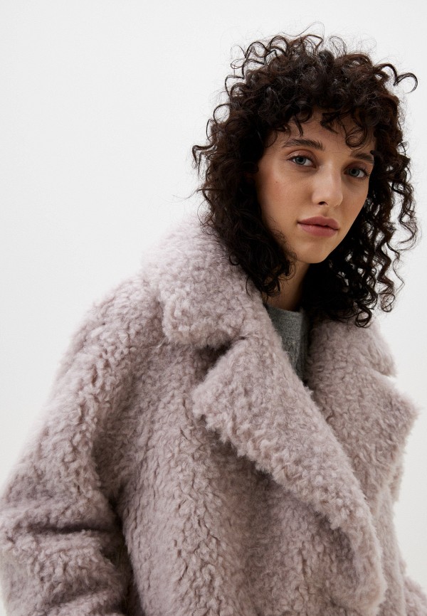 Снежная Королева Пальто меховое - Lamoda Online Exclusive - фото 4