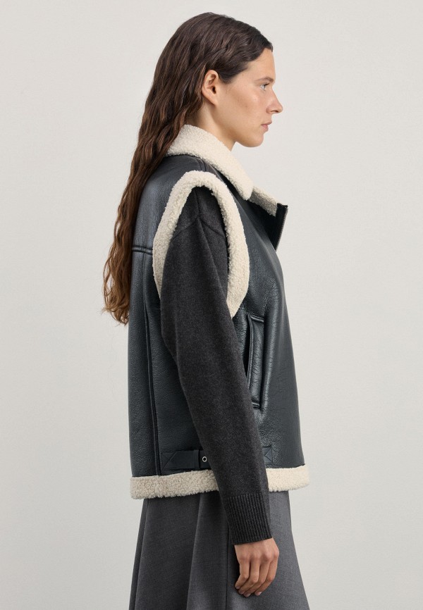 Zarina Жилет кожаный - фото 5