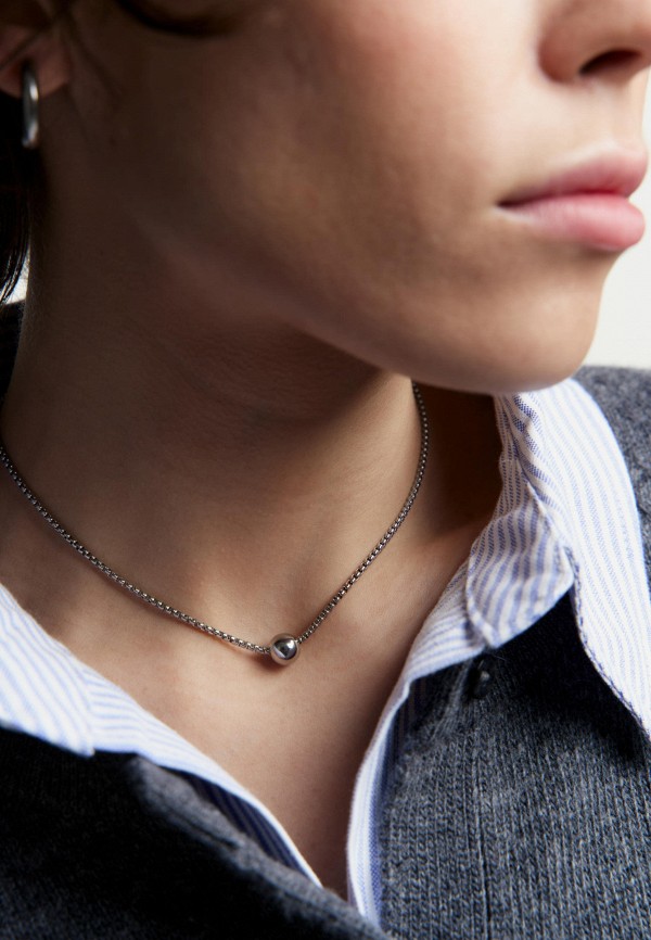 Ресурс Чокер - из тонкой цепи с шаром - фото 4