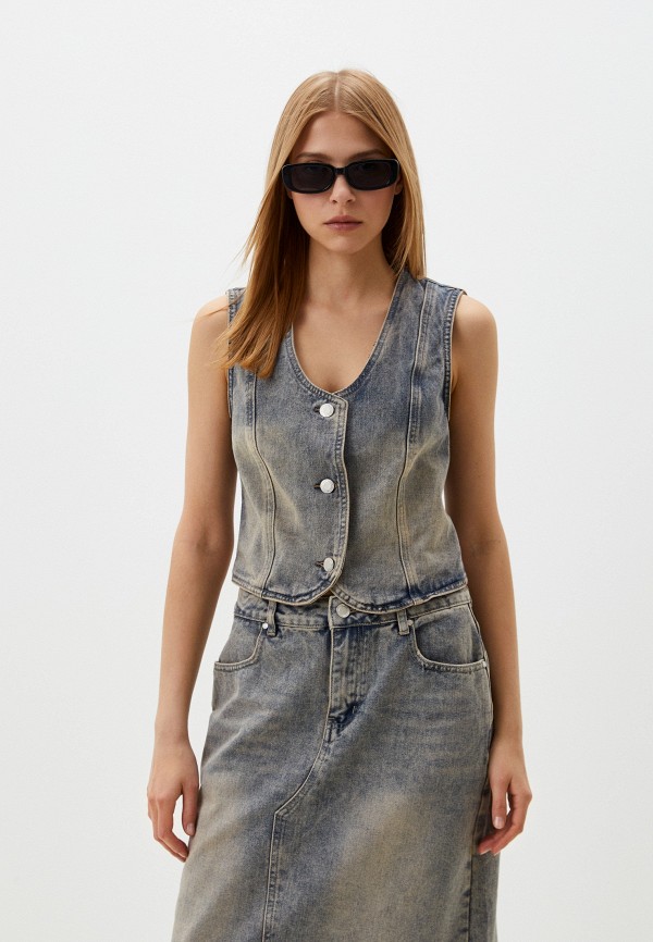 Sela Жилет джинсовый - фото 1