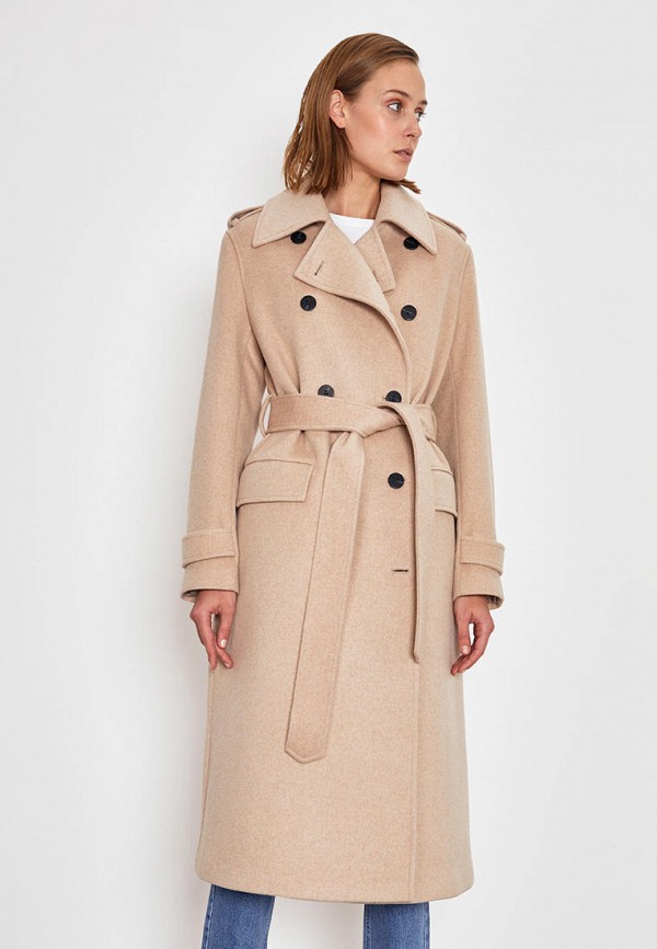 Пальто Lime, цвет: бежевый, MP002XW18NL5 — купить в интернет-магазине ...