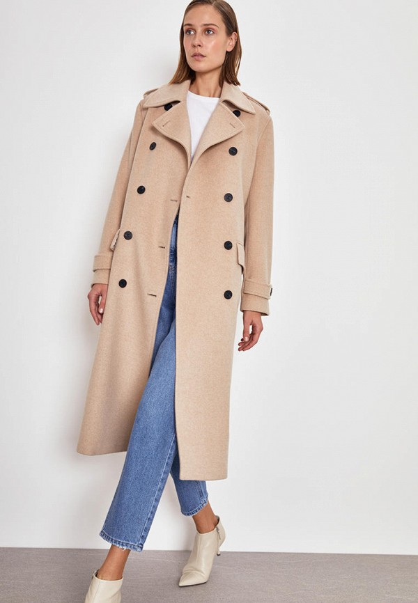 Пальто Lime, цвет: бежевый, MP002XW18NL5 — купить в интернет-магазине ...