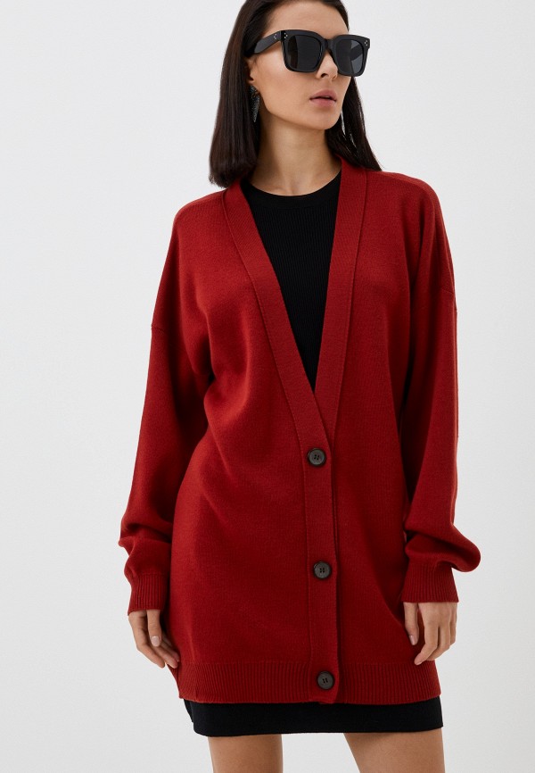 Long red hotsell duster sweater