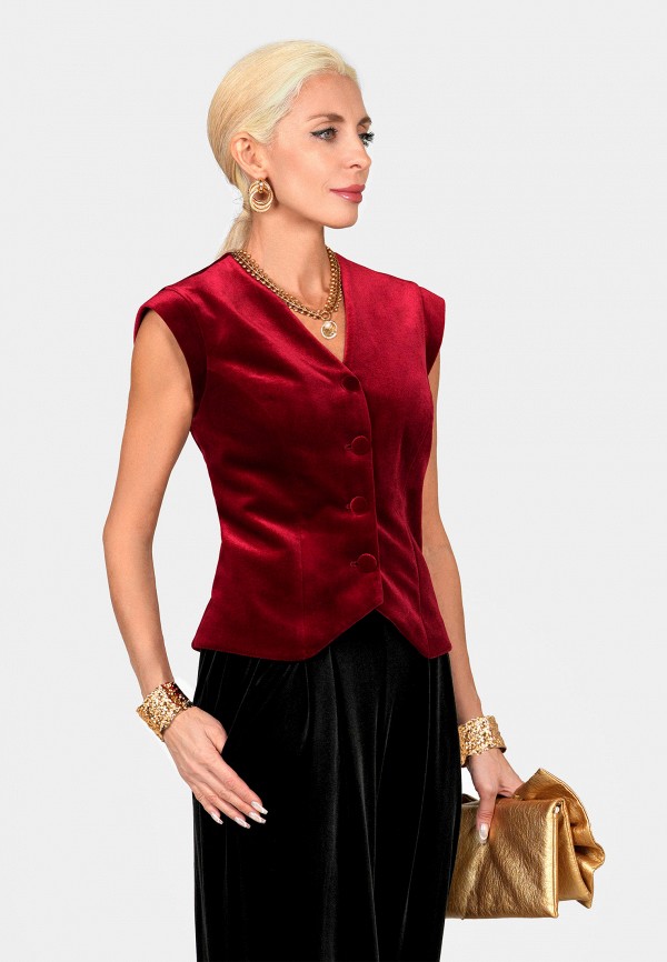 Alisia Fiori Жилет - Энжи корд - фото 4