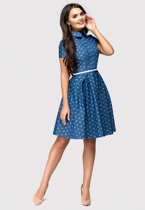 Платье D&M by 1001 dress, цвет: синий, MP002XW192KB — купить в интернет ...