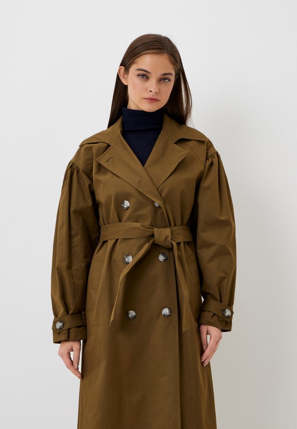 Anna Pekun Плащ - MONACO Khaki - фото 2