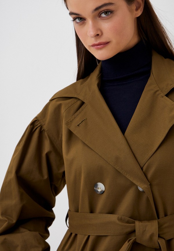 Anna Pekun Плащ - MONACO Khaki - фото 5