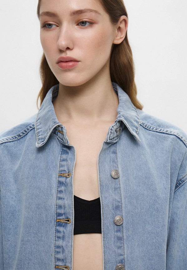 Sela Рубашка джинсовая - фото 4