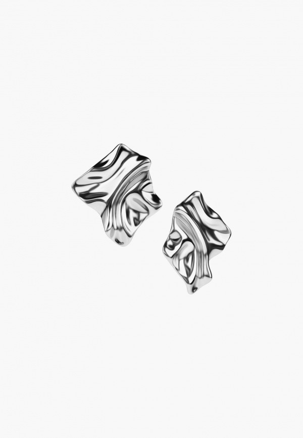 Серьги Yaroslavna Le Form, цвет: серебряный, MP002XW1BKL1 — купить