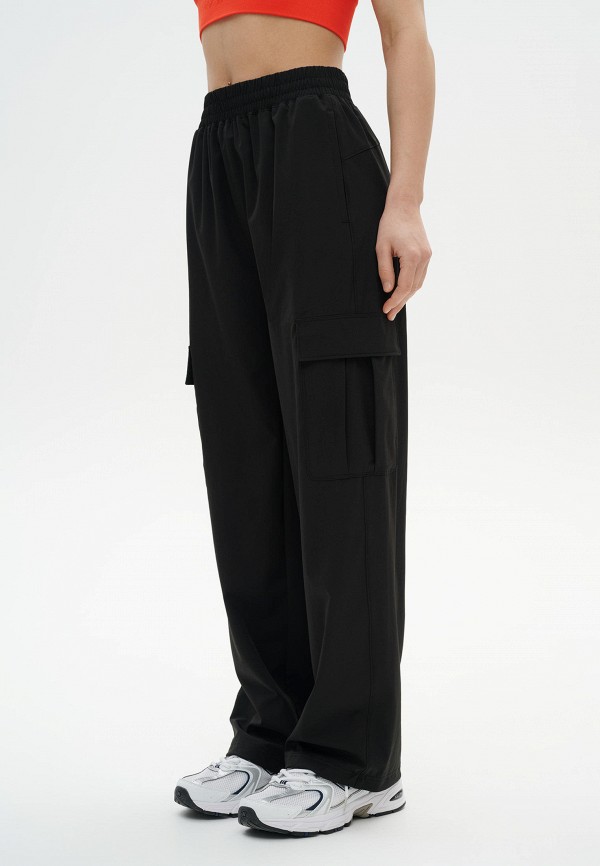 Rank Брюки - Woman, Woven Wide Pants, Black - фото 4