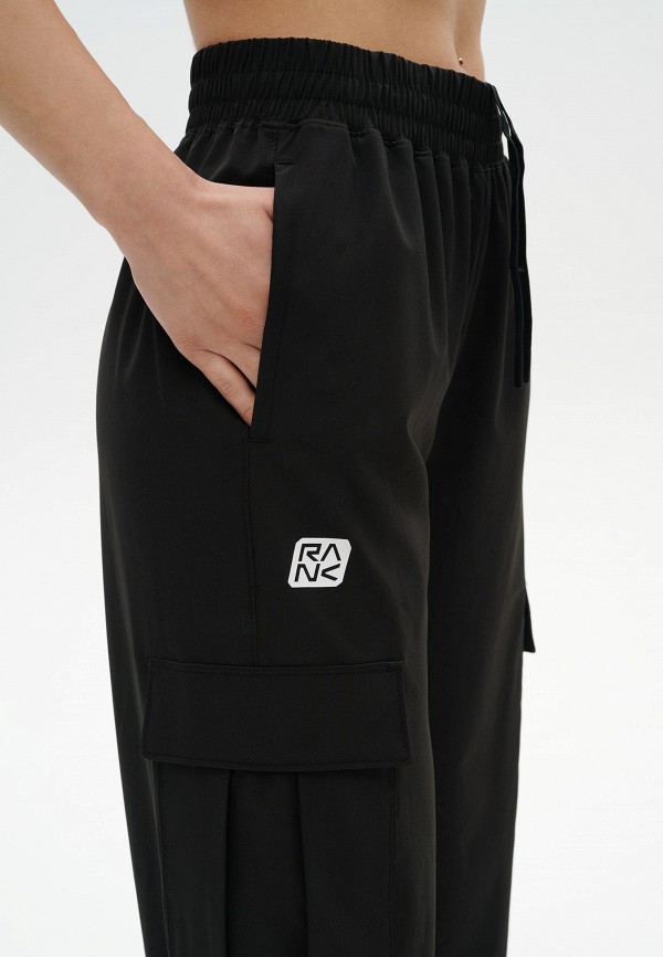 Rank Брюки - Woman, Woven Wide Pants, Black - фото 5